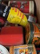 Empty Tins Assortment, Some Old, Some Reproduction
