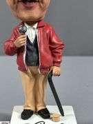 Tom Carnegie Autographed Indianapolis Motor Speedway Track Announcer Talking Bobble Head
