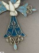 Stained Glass Religious, Lighthouse, Green Bohemian Decanter, Owl, Blue Mini Boot Vase, Trinkets