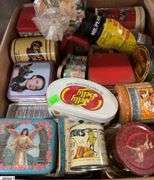 Empty Tins Assortment, Some Old, Some Reproduction