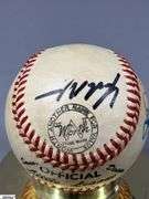 Red's Autographed Baseball Includes Jeff Brantley, Chris Dickerson, Dusty Baker, George Grande and Yonder Alonzo