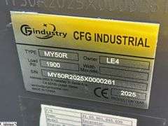 CFG Industrial Mini Excavator MY50R Gas Powered