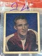 Old Hockey Memorabilia Including Six 1948 Indianapolis Ice Trading Cards, Indpls. Capitals - American Hockey League 1946-1947 Team Photo, Indpls. Capitals Hockey Club Coliseum Sports Review 1944-1945, and an Indpls. Star This Week Magazine Dated December 3, 1950 with a Hockey Cover