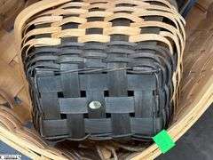 SKID with Baskets, and Faux Fruit, Breads, Wooden Doll Tallest 27", SKID is Not Included