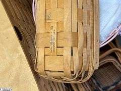 SKID with Baskets, and Faux Fruit, Breads, Wooden Doll Tallest 27", SKID is Not Included