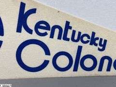 Vintage Kentucky Colonels ABA Basketball Pennant