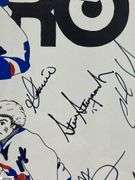 Autographed Checkers Poster 16x20.  Metro / Checkers Poster Night March 27, 1982
