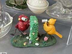 Hens On Nests, Candy Dish, Lidded Turkey, Ceramic Purse and Dress, Telephone Birds 8" Tallest
