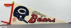 Chicago Bears NFL Pennant Dated 1967.  There are some tiny holes in the felt.