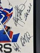 Autographed Checkers Poster 16x20.  Metro / Checkers Poster Night March 27, 1982
