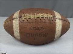 Dubow Cowhide Football Autographed by OJ Simpson