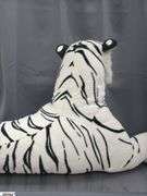 Large Plush White Tiger in Tote