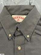 Red Kap Button Up Size Small Black Long Sleeve Uniform Shirts - appear to have discoloration from storage