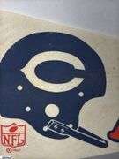 Chicago Bears NFL Pennant Dated 1967.  There are some tiny holes in the felt.