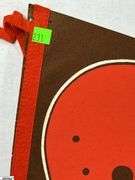 Cleveland Browns NFL Pennant Date Believed to be 1967 But It Is Wearing Off.  There are some small holes in the felt.  See Photo