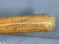 2 Hillerich & Bradsby Co. Baseball Bats.  One Marked Leaguer Roger Maris and The Other Marked Approved Little League