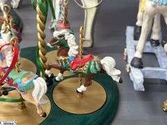 Carousel Horse Collectibles, Musical, Bell, Stained Glass, Tous