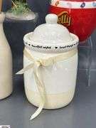 Rooster Figurines, Composite Tallest 9", Country style Kitchen Items, Jelly Belly, Canisters