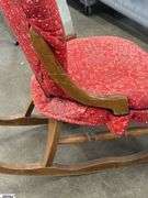 Sewing Rocking Chair and Foot Rest