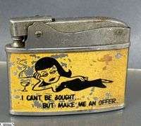 Assortment of Tobacco Related Lighters, Table Lighters, Ash Trays