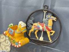Carousel Horse Collectibles, Musical, Bell, Stained Glass, Tous