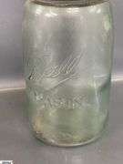 4pcs 2 Glass Motor Oil Bottles With Metal Spouts, Tallest 15"