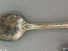 Sterling Silver Pieces, Spoons, Damaged Rings