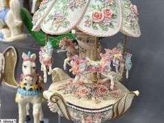 Carousel Horse Collectibles, Musical, Bell, Stained Glass, Tous