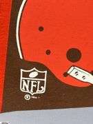 Cleveland Browns NFL Pennant Date Believed to be 1967 But It Is Wearing Off.  There are some small holes in the felt.  See Photo