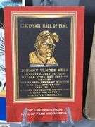 Cincinnati Reds and Other Baseball Memorabilia.  Includes a Signed Mickey Mantle 8x10 Picture,  2 Miniature Bats Pittsburg Pirates vs. Cincinnati Reds Saturday, April 2, 2016 at Victory Field, Cincinnati Hall of Fame Postcards, Reds Report Magazine January 2016, This is Reds Country Sticker, 3 Trading Cards (Barry Bonds, Tracy Jones, Doug Flynn, 4 Roger Maris Postcards, Baseball Winter Meetings Indianapolis Autographs Dated Dec. 9-12, 2009, and 2 Posters