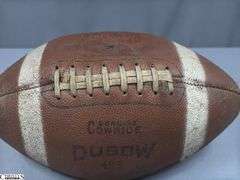 Dubow Cowhide Football Autographed by OJ Simpson