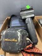 Cameras, Polaroids, Assortment of Styles, Accessories, Zip Cases