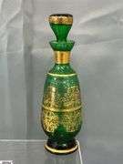 Stained Glass Religious, Lighthouse, Green Bohemian Decanter, Owl, Blue Mini Boot Vase, Trinkets