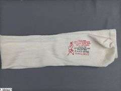 12 Signed Baseballs, 1 ASA Unsigned Softball, an Unsigned Wilson Baseball and a Stretchose Twin City's  Sanitary Tube Sock