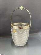 Clear Cut Glass, Crystal Compotes, Salt and Peppers, Ice Bucket, Pitchers, Dishes All Need Cleaned Tallest 13"