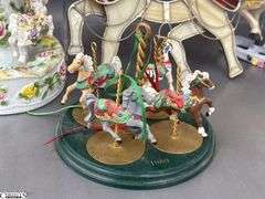 Carousel Horse Collectibles, Musical, Bell, Stained Glass, Tous