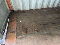 Empty 40’ POD has holes in floor