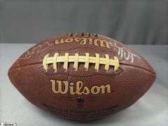 Wilson NFL Official Size Autographed Football.  Autographed include Reggie Wayne, Dallas Clark, Robert Mathis and Others.