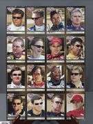6 Uncut Sheets of Indianapolis 500 Trading Cards in a Racemaker Press Canvas Tote.  Some Cards are Autographed.  Michael Andretti, Kenny Brack, Robbie Buhl, Scott Dixon, Felipe Giaffone, Buddy Lazier, Tomas Scheckter, Eddie Chever Jr., Jeff Ward, Sam Hornish Jr.