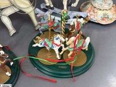Carousel Horse Collectibles, Musical, Bell, Stained Glass, Tous