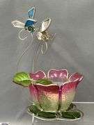 Hens On Nests, Candy Dish, Lidded Turkey, Ceramic Purse and Dress, Telephone Birds 8" Tallest
