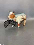 Cowparade The Warrior Cow, Shadow Boxes, Apples, Wood Discs