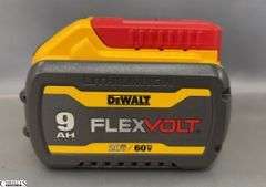 DeWalt Flex Volt Battery 20/60v 9AH, Store Returns Shelf Pulls