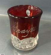 5pcs Ruby Creamer Pitchers, Tourist and Small Glass