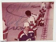 57 Indianapolis Racers Snapshots.  Mid 1970's.  Some are autographed.  Also included are Bill Estes Chevrolet Hockey Player Autographed Photos