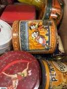 Empty Tins Assortment, Some Old, Some Reproduction
