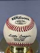 12 Signed Baseballs, 1 ASA Unsigned Softball, an Unsigned Wilson Baseball and a Stretchose Twin City's  Sanitary Tube Sock