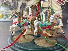 Carousel Horse Collectibles, Musical, Bell, Stained Glass, Tous