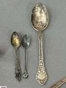 Sterling Silver Pieces, Spoons, Damaged Rings