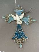 Stained Glass Religious, Lighthouse, Green Bohemian Decanter, Owl, Blue Mini Boot Vase, Trinkets